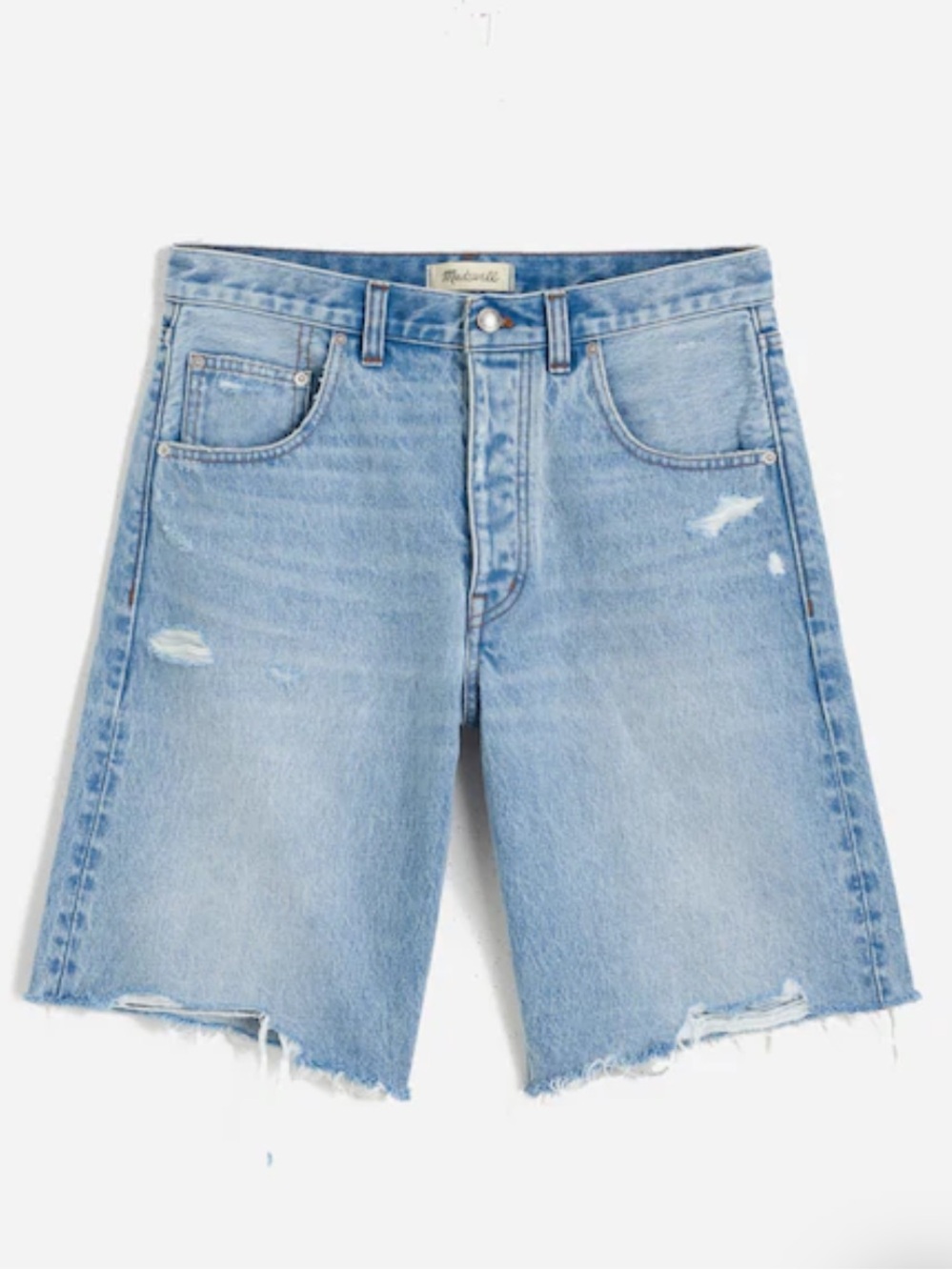 Madewell the Essex Long Baggy Short in Londe wash sz.